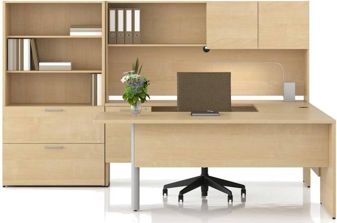 light-wood-office-furniture